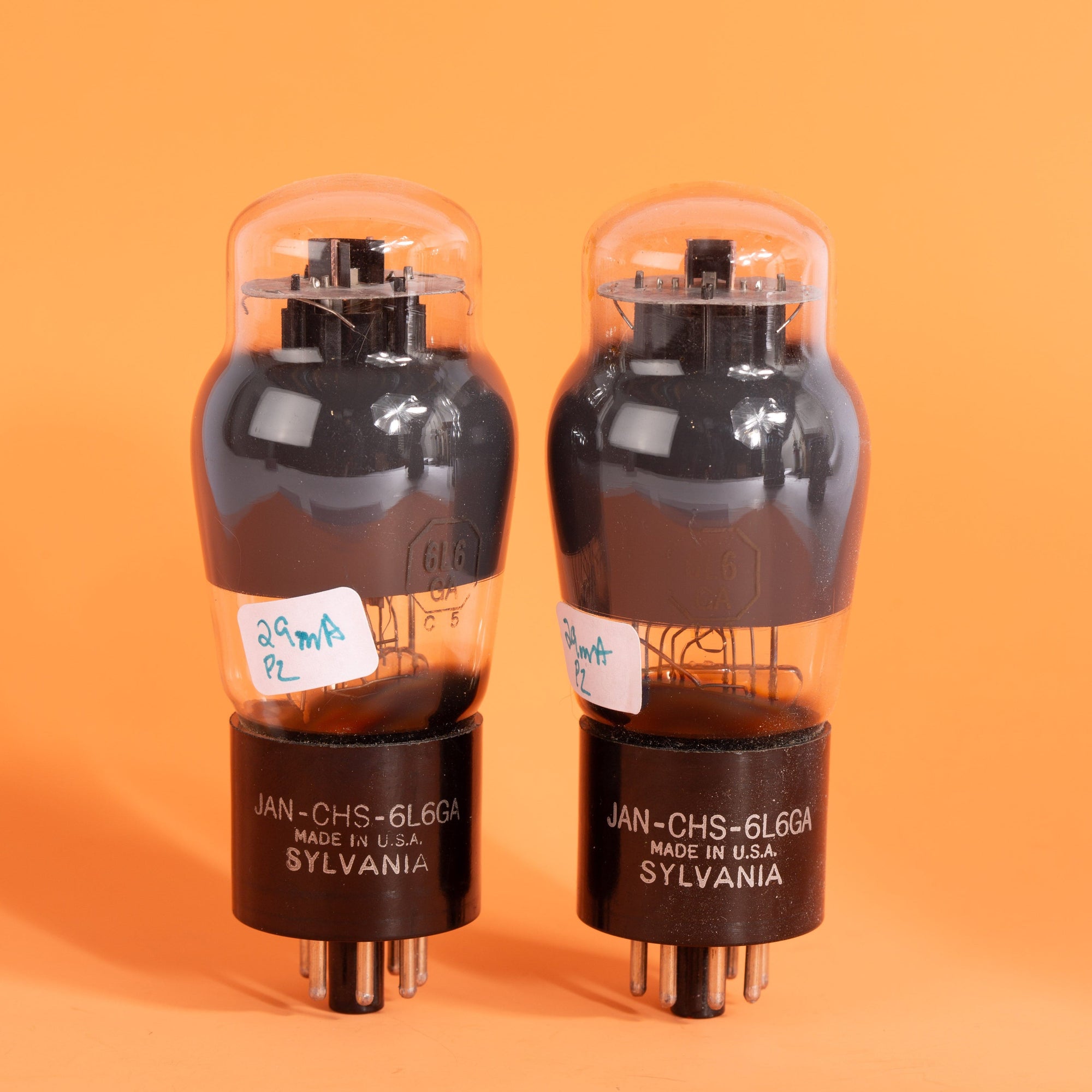 Sylvania 6L6GA (4 Pairs Available) | Vintage NOS Vacuum Tubes