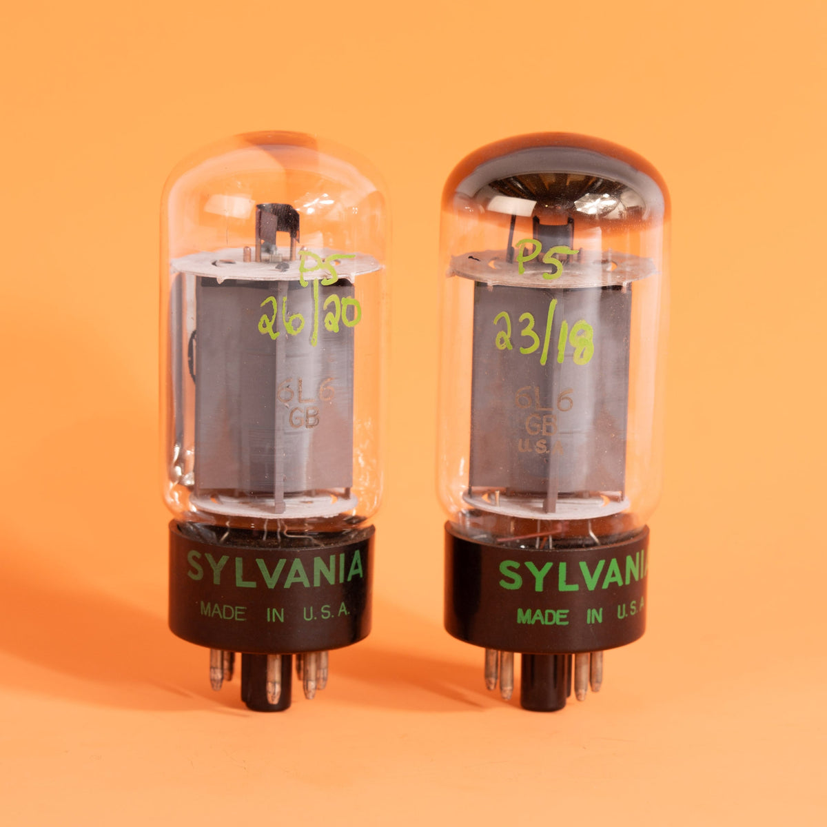 Sylvania 6L6GB Matched Pair