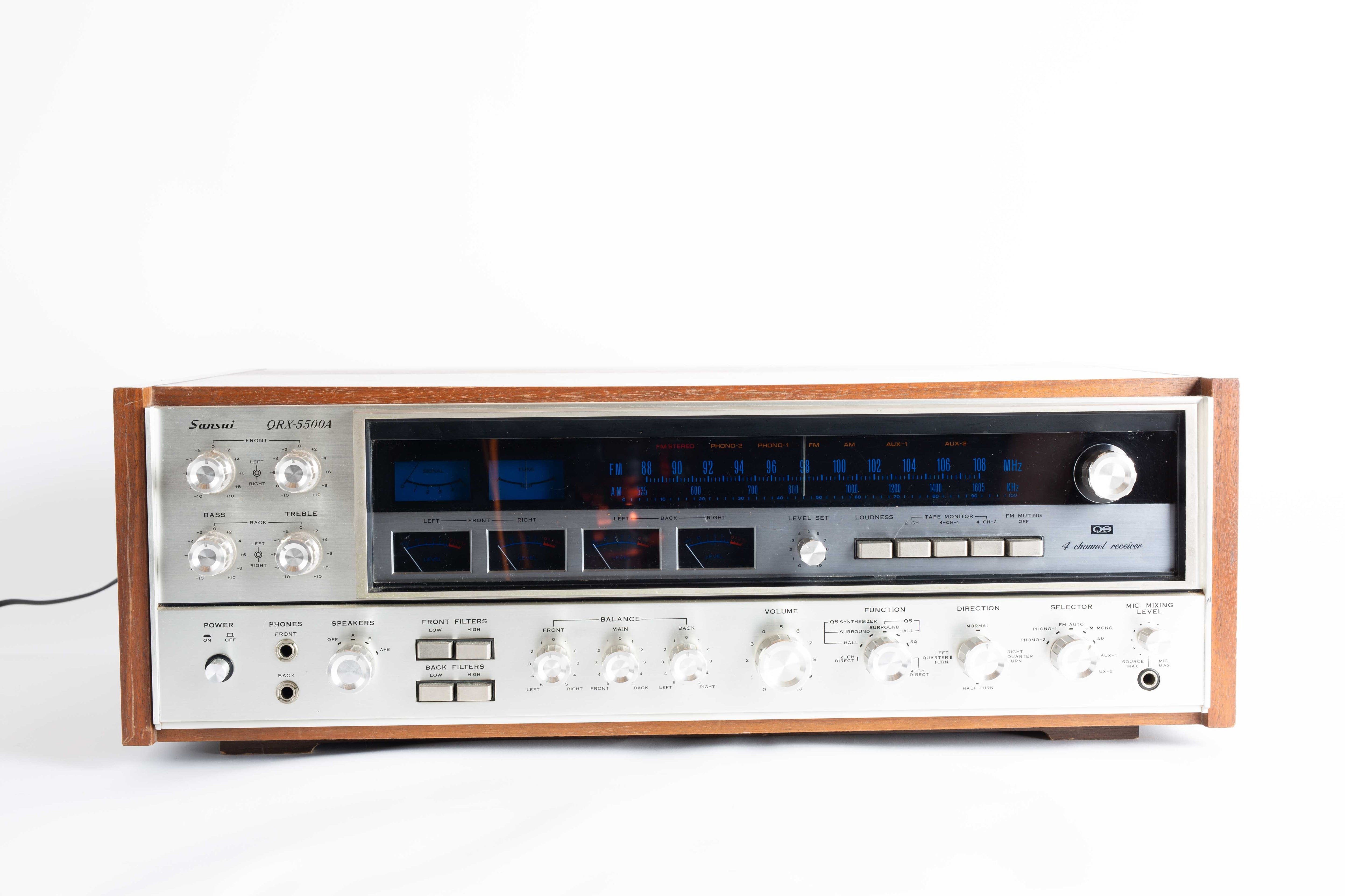 Vintage Sansui QRX-5500A // Quad Solid State Receiver - Fuzz Audio