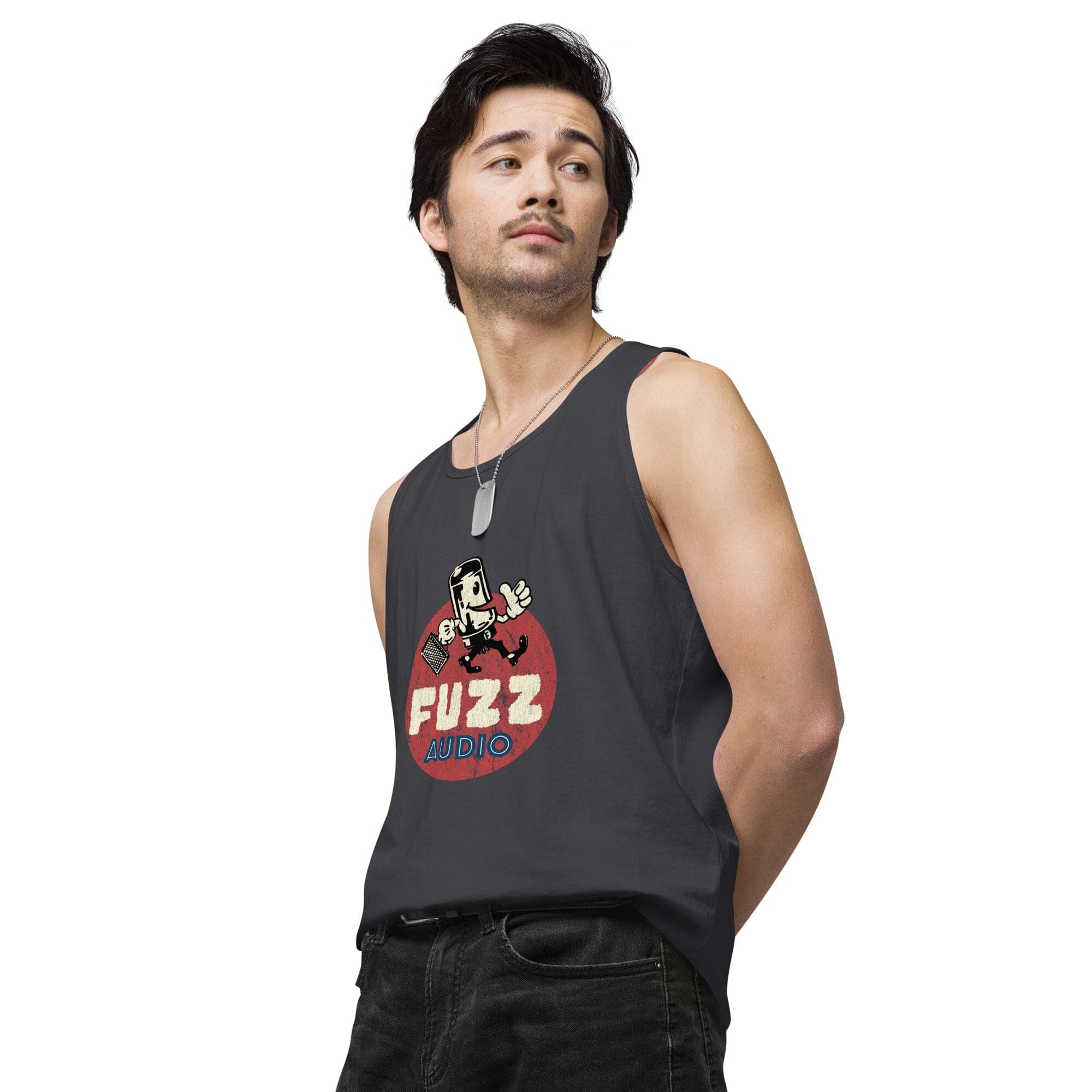 Fuzz Audio Mens Premium Tank Top Fuzz Audio 