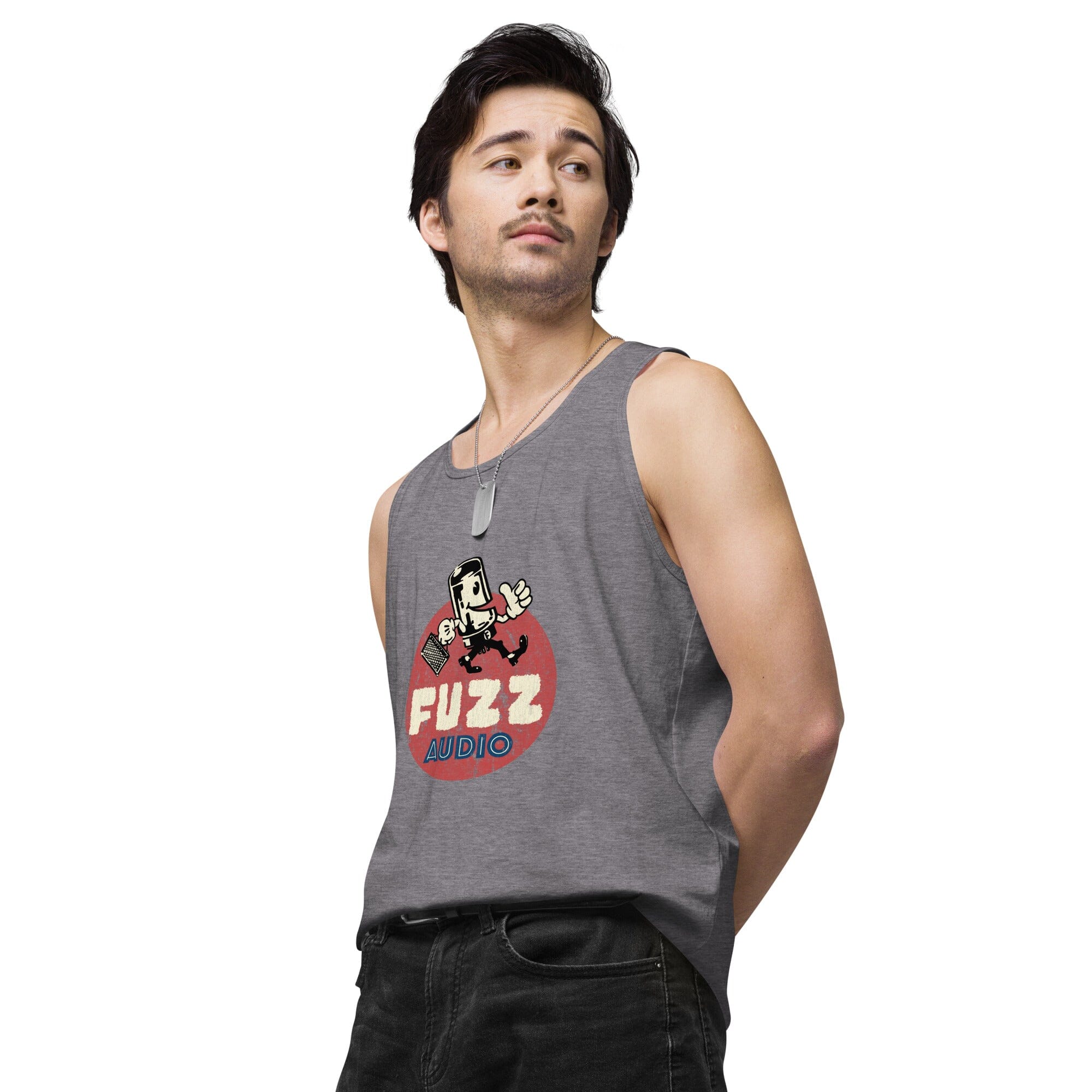 Fuzz Audio Mens Premium Tank Top Fuzz Audio 