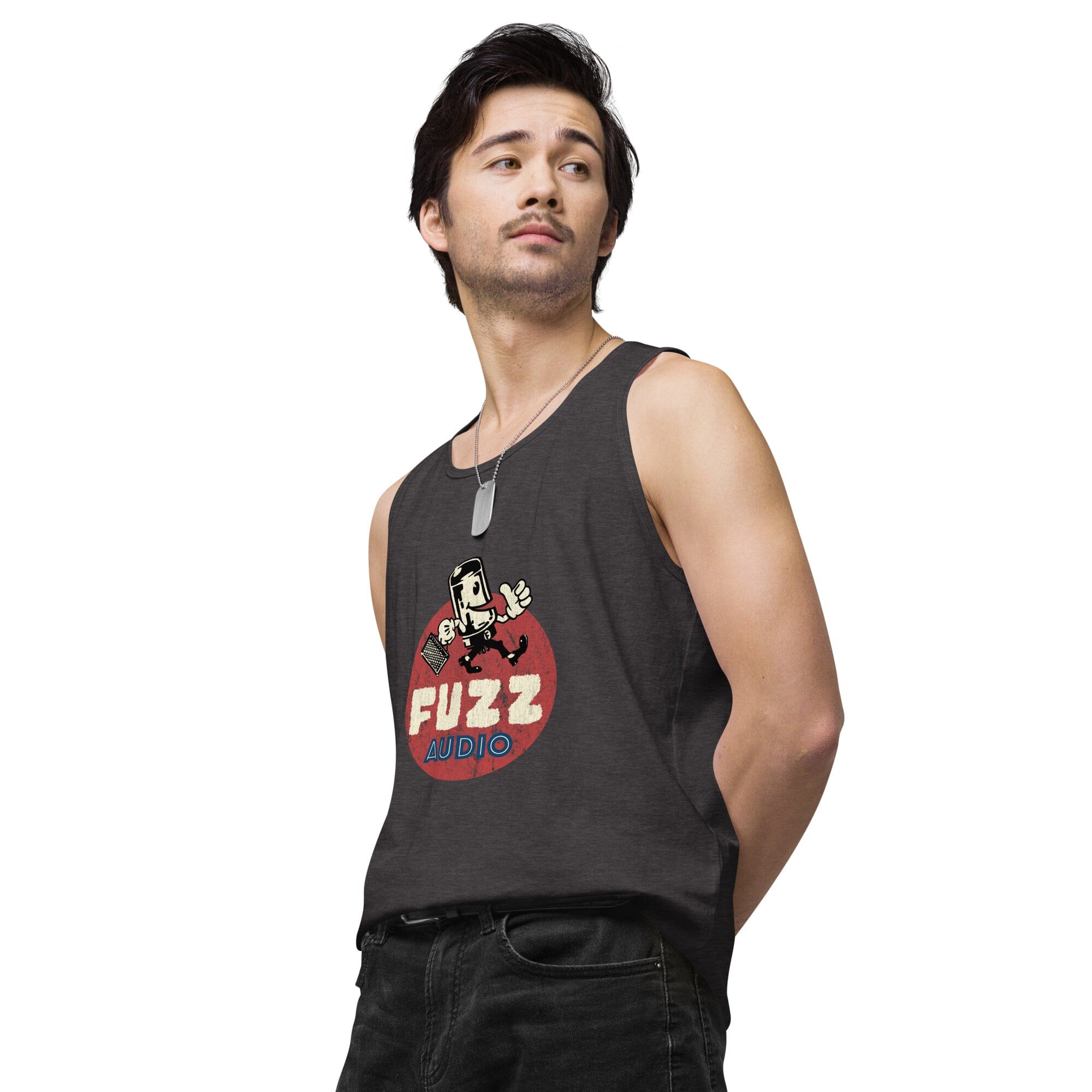 Fuzz Audio Mens Premium Tank Top Fuzz Audio 