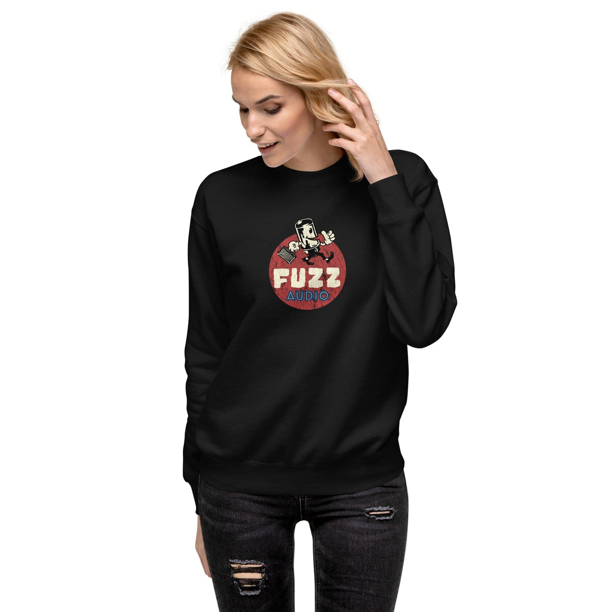 Fuzz Audio Premium Unisex Sweatshirt Fuzz Audio Black S 