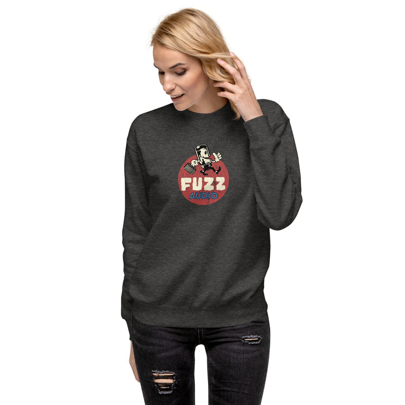 Fuzz Audio Premium Unisex Sweatshirt Fuzz Audio Charcoal Heather S 