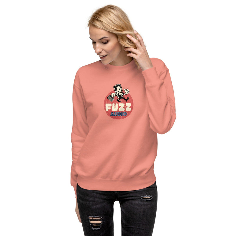 Fuzz Audio Premium Unisex Sweatshirt Fuzz Audio Dusty Rose S 