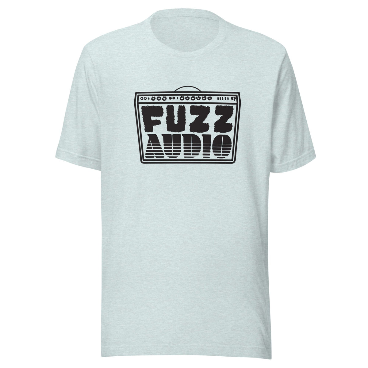 Fuzz Audio Shirt Amp Design - Black Apparel Fuzz Audio Heather Prism Ice Blue XS 