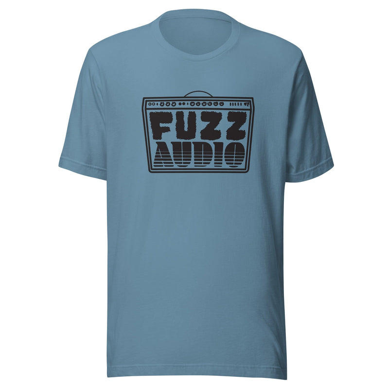 Fuzz Audio Shirt Amp Design - Black Apparel Fuzz Audio Steel Blue S 