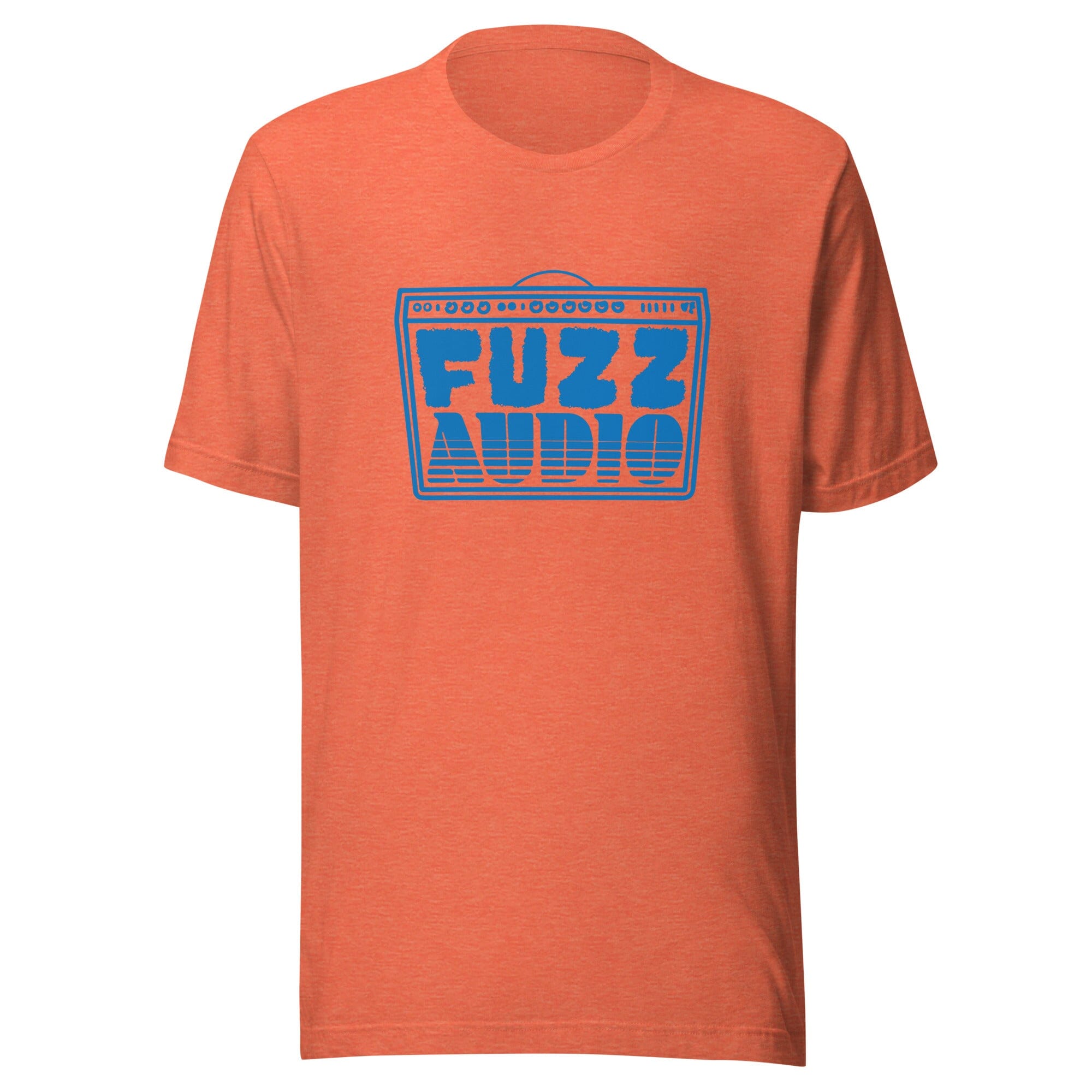 Fuzz Audio Shirt Amp Design - Blue Apparel Fuzz Audio Heather Orange S 