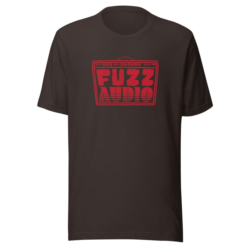 Fuzz Audio Shirt Amp Design - Red Apparel Fuzz Audio Brown S 