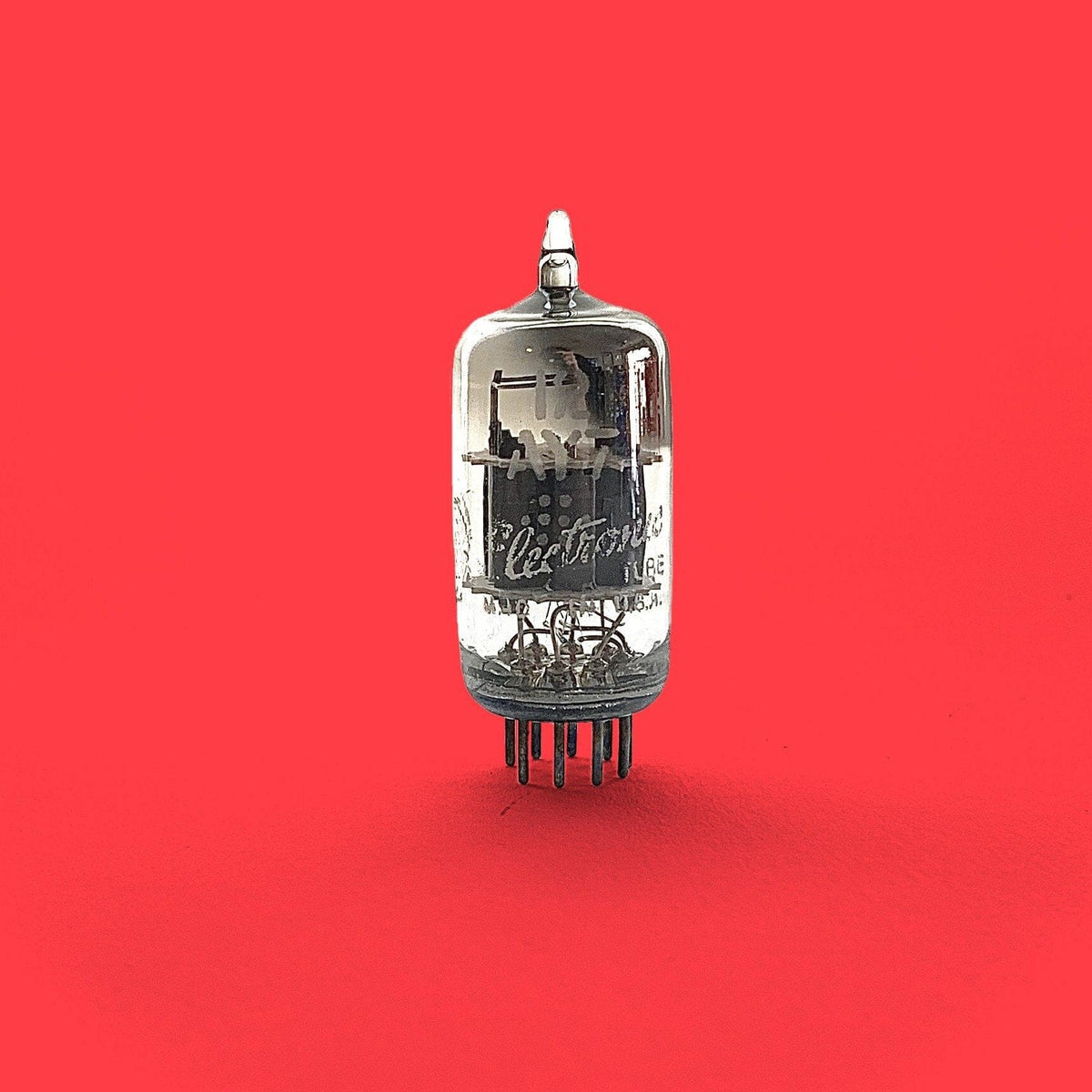 GE 12AY7 Grey Plates NOS Tubes Fuzz Audio 