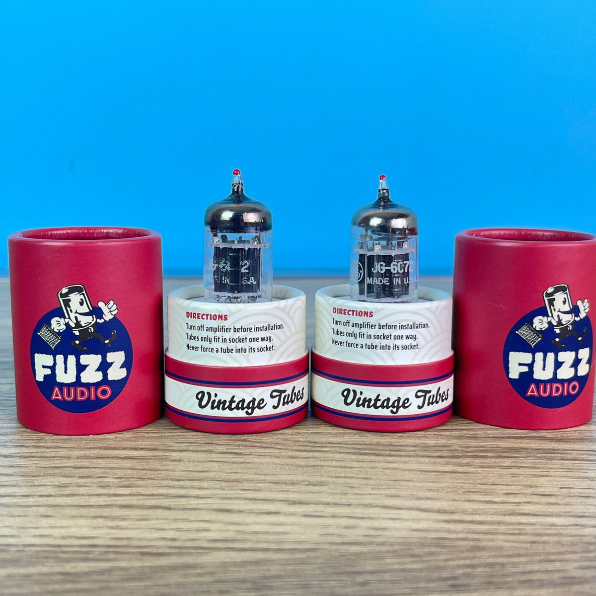 GE 6072 Black Plate (3 Mica) NOS Tubes Fuzz Audio 