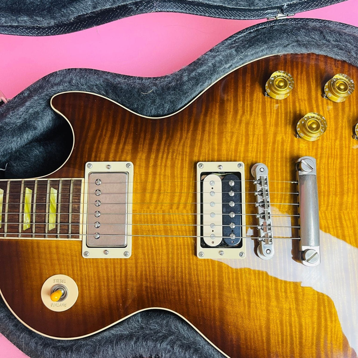 Gibson Les Paul Classic 1960 Reissue 2001 Maple Flame Top Guitars Fuzz Audio 