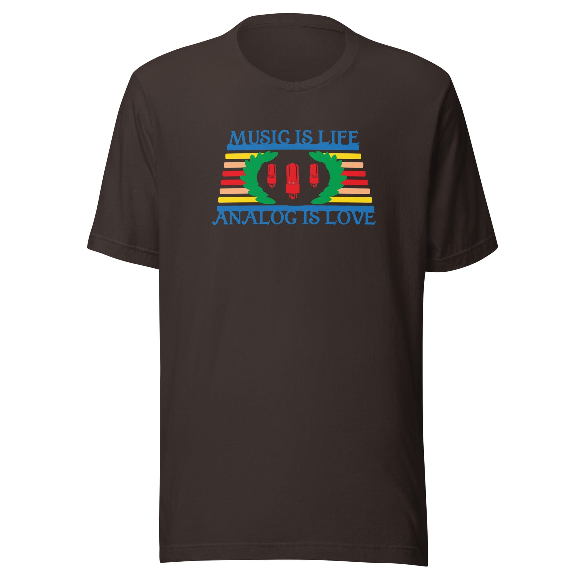 Music is Life, Analog is Love Shirt 2 Apparel Fuzz Audio 