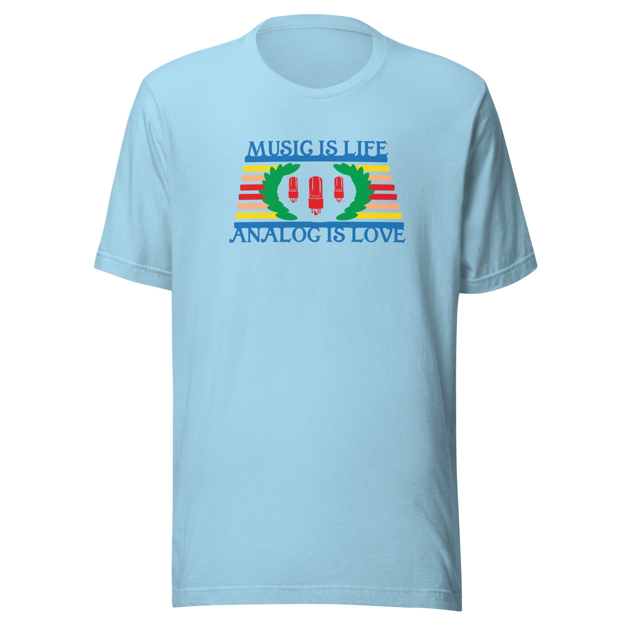 Music is Life, Analog is Love Shirt 2 Apparel Fuzz Audio 