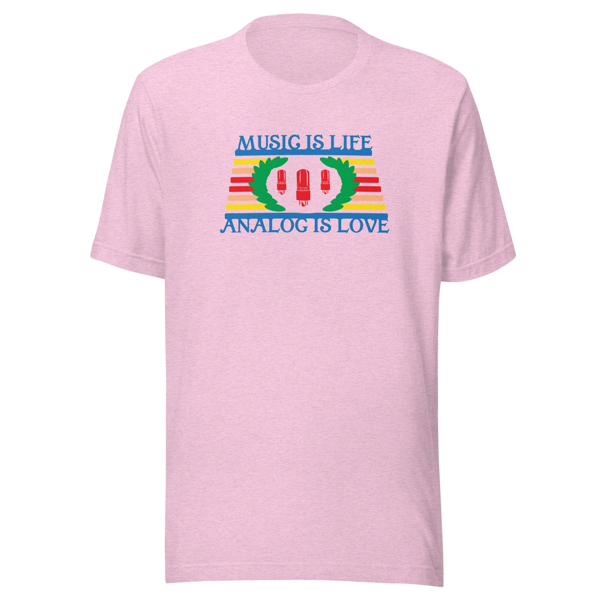 Music is Life, Analog is Love Shirt 2 Apparel Fuzz Audio 