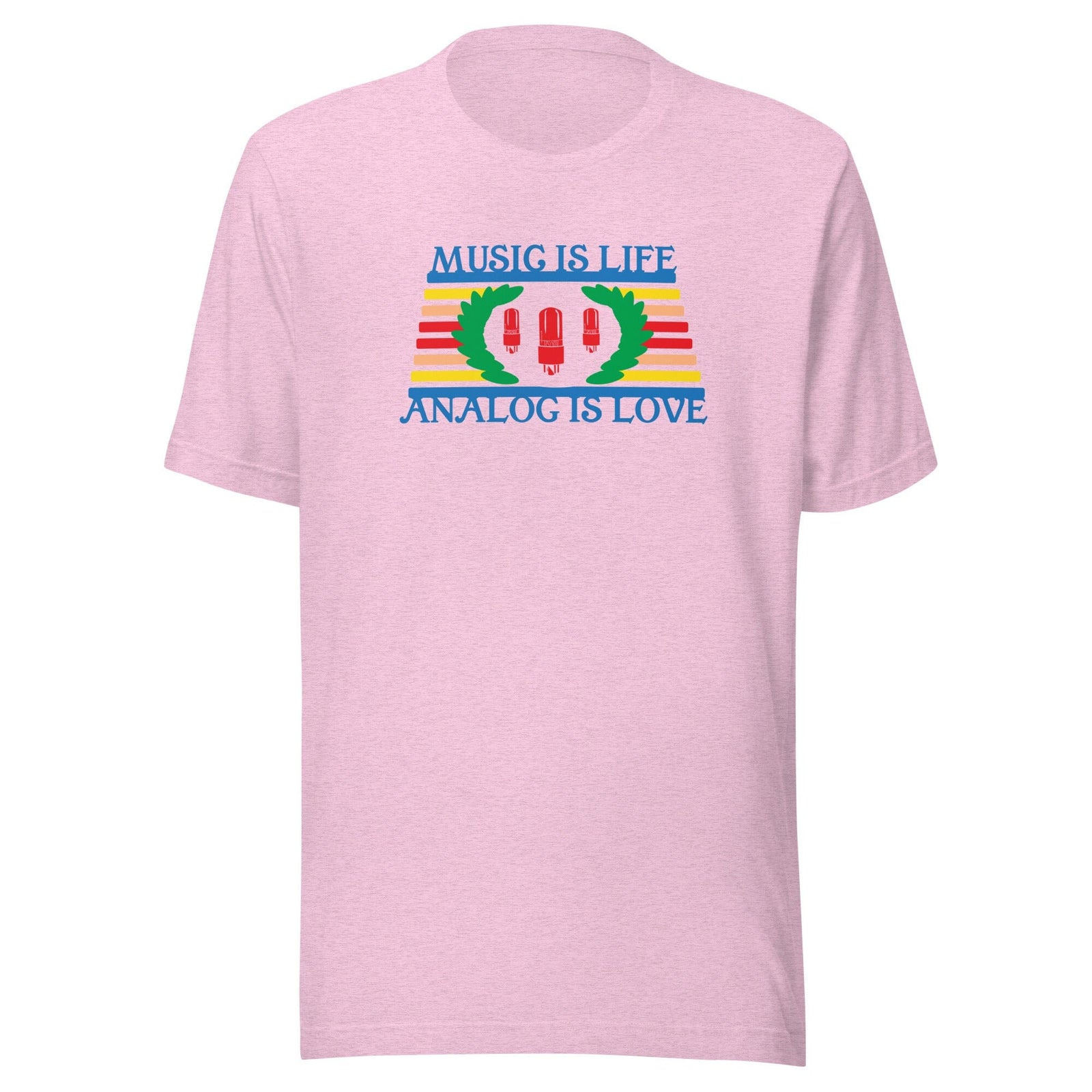 Music is Life, Analog is Love Shirt 2 Apparel Fuzz Audio 