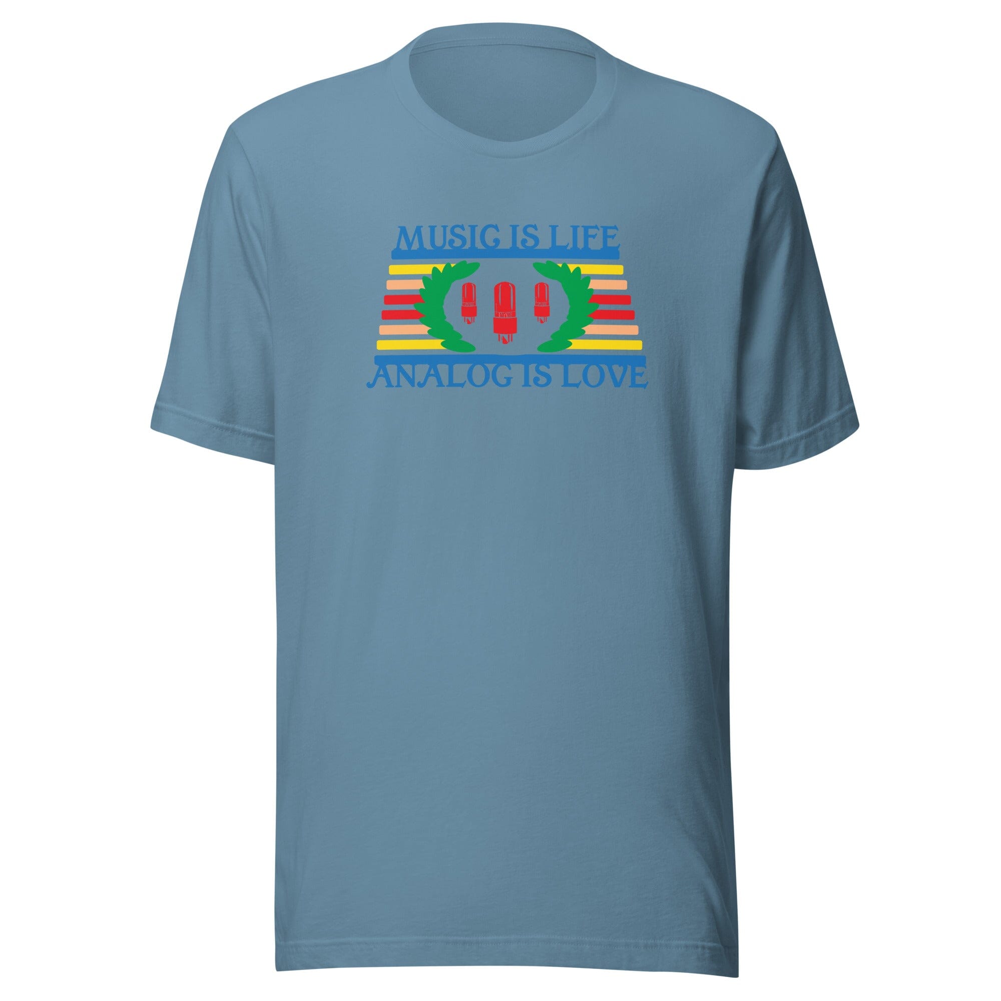 Music is Life, Analog is Love Shirt 2 Apparel Fuzz Audio 