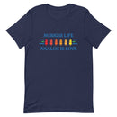 Music is Life, Analog is Love Shirt Apparel Fuzz Audio Navy XS 
