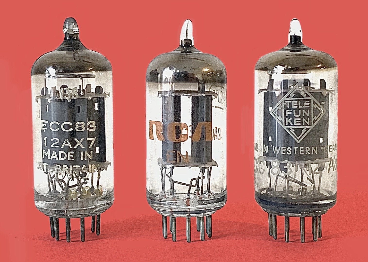 Premium 12AX7/ECC83 Sample (Mullard, Telefunken, RCA) NOS Tubes Fuzz Audio 