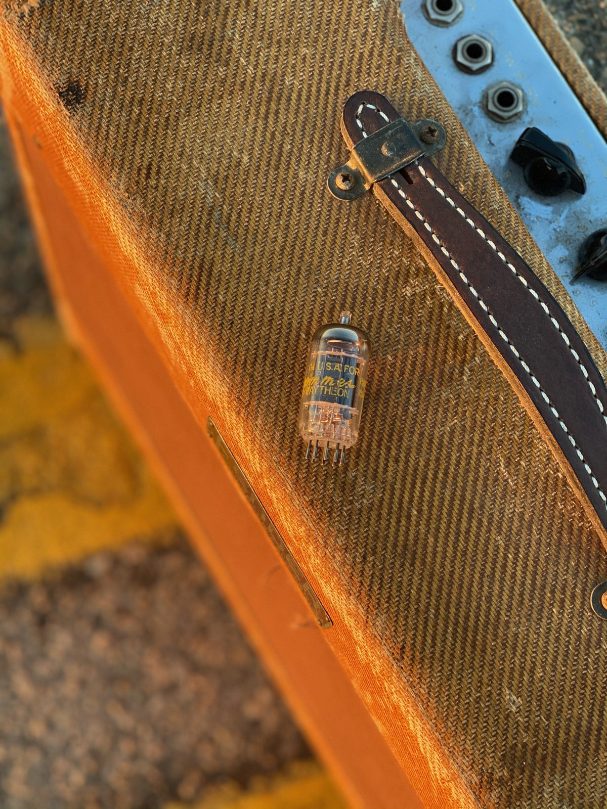 Raytheon Black Plate 12AX7 NOS Tubes Fuzz Audio 