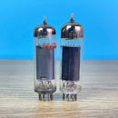 RCA 6973 Matched Pair - ANOS - One Grey, One Black Plate NOS Tubes Fuzz Audio 