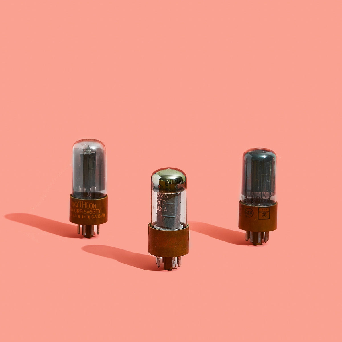 RCA 6V6GT/GTA NOS Tubes Fuzz Audio 6V6GTY (Brown Base) 