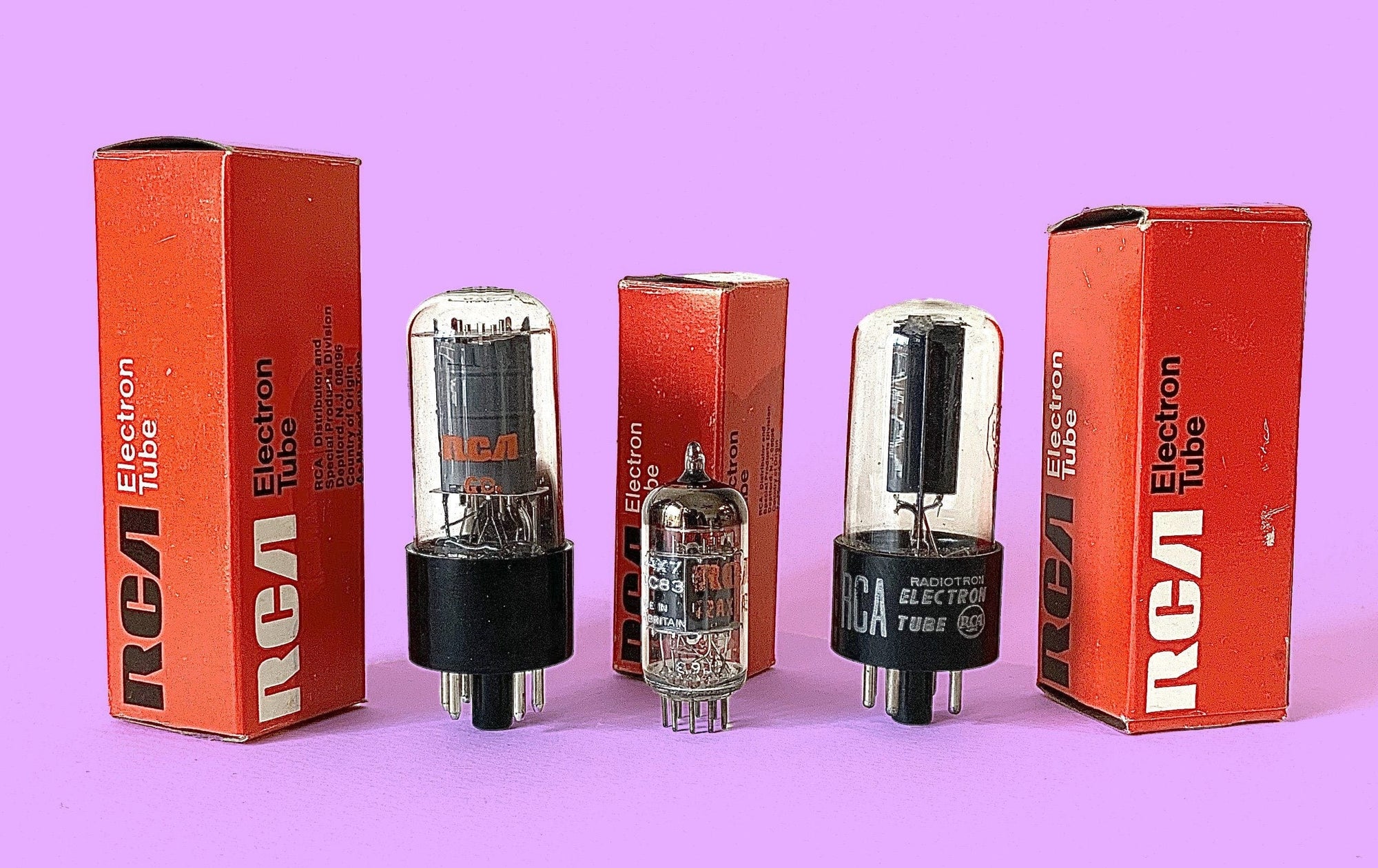 RCA Champ Tube Set NOS Tubes Fuzz Audio 