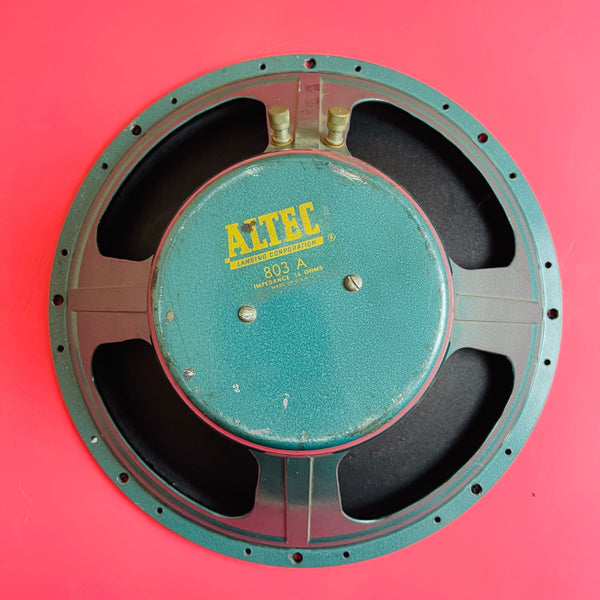 Vintage Altec 803A 15" Rare Vintage Replacement Speaker 16Ω Replacement Speakers Fuzz Audio 